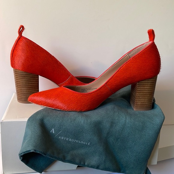 New Anthropology High Block Pump Heel size 10 - Picture 1 of 8